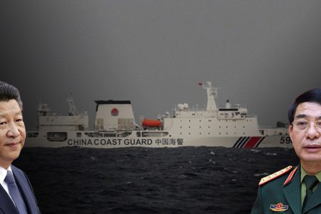 Tàu hải cảnh lớn nhất thế giới của Trung Quốc xâm phạm Bãi Tư Chính