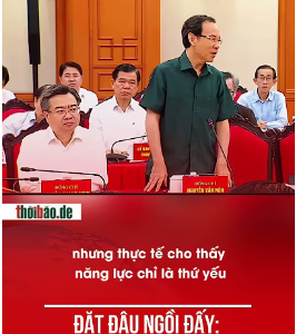 ĐẶT ĐÂU NGỒI ĐẤY: CÁN BỘ THÀNH QUÂN CỜ