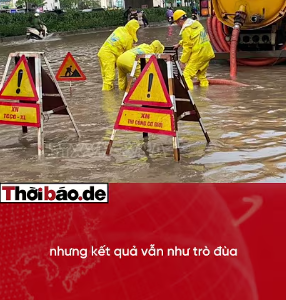 HÀ NỘI: HAI MƯƠI NĂM VẪN CHÌM TRONG LỜI HỨA “HẾT NGẬP”