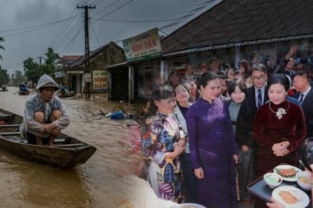 ĐIỂM DANH NHỮNG GƯƠNG MẶT THẢNH THƠI „ĂN CHƠI“ KHI DÂN CHẬT VẬT VỚI LŨ LỤT 