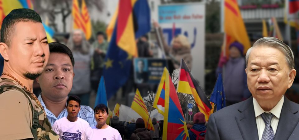 NGƯỜI VIỆT TẠI ĐỨC BIỂU TÌNH PHẢN ĐỐI CSVN ĐÀN ÁP NHÂN QUYỀN